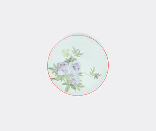 Pierre-Louis Mascia Floral round tray, light blue LIGHT BLUE PLMA26TRA748LBL