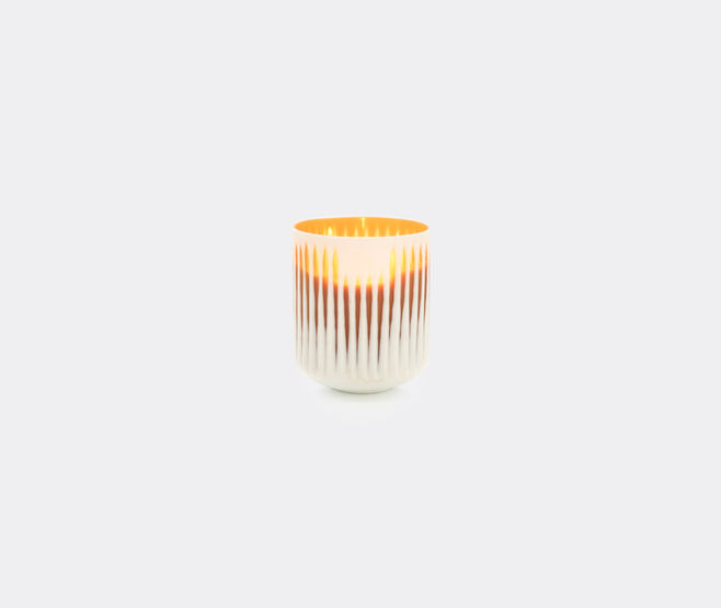 ONNO Collection 'Akosua White' candle, Sunset scent, small WHITE ONNO23CAN656WHI