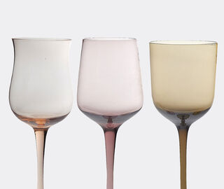 Bitossi Home Set of six glasses, amber/pink MULTICOLOUR BIHO21SET967MUL
