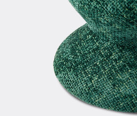 POLSPOTTEN 'Zig Zag' stool, soft dark green GREEN POLS25ZIG055GRN