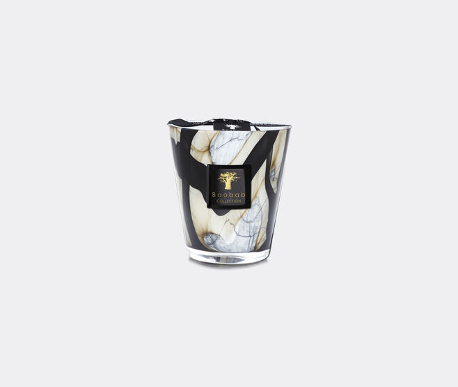 Baobab Collection 'Stones Marble' candle, medium WHITE BAOB23STO051MUL
