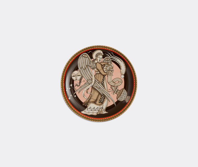 La DoubleJ 'The Angel' decorative plate, brown BROWN LADJ25DEC878MUL