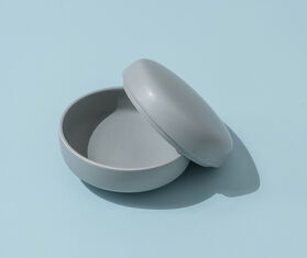 Raawii 'Bon' box, large, belgian block GREY RAAW20BON246GRY