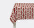La DoubleJ 'Wings Avorio' tablecloth, medium red LADJ22MED809RED