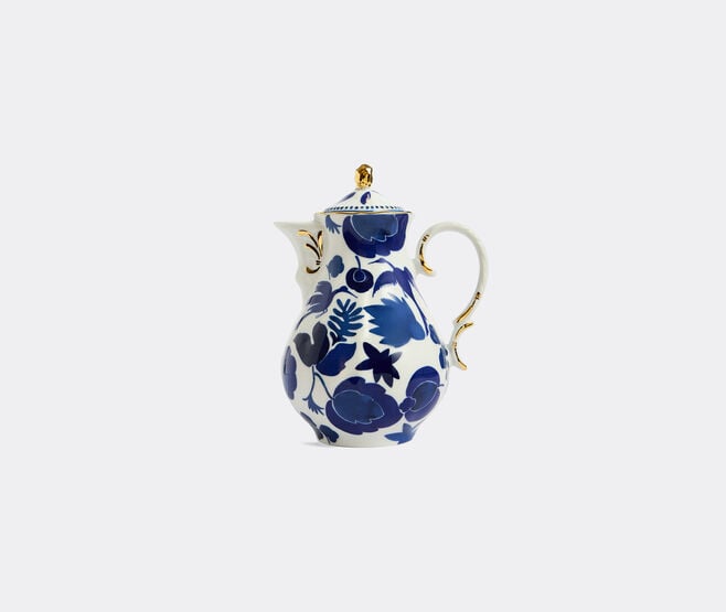 La DoubleJ 'Wildbird' teapot, blue BLUE LADJ25MAM683MUL
