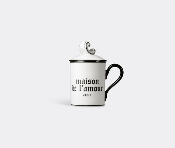 Gucci 'Maison De L'Amour' curl mug Black, white ${masterID}