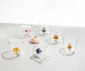 Ichendorf Milano 'Patisserie' tumbler, assorted set of six, multicolor MULTICOLOUR ICMI25PAT904MUL
