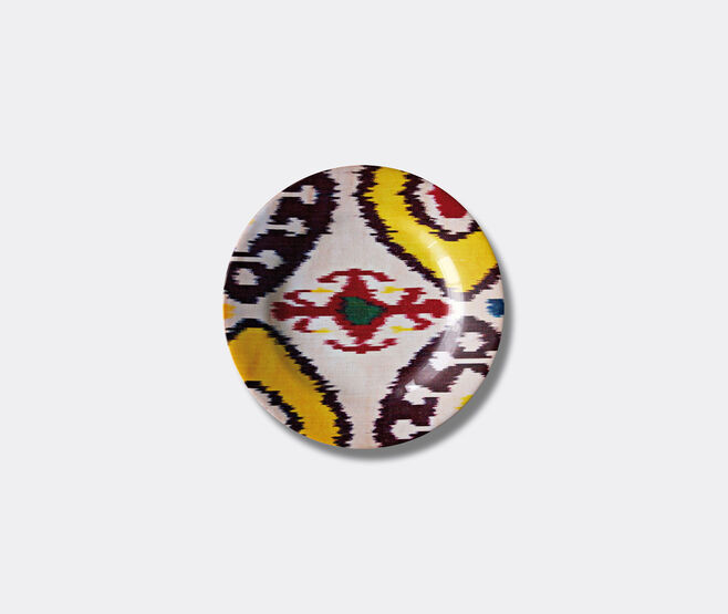 Les-Ottomans 'Ikat' plate, large MULTICOLOUR OTTO18IKA932MUL