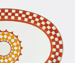La DoubleJ 'Apollo' oval platter, multicolor MULTICOLOUR LADJ24APO359MUL