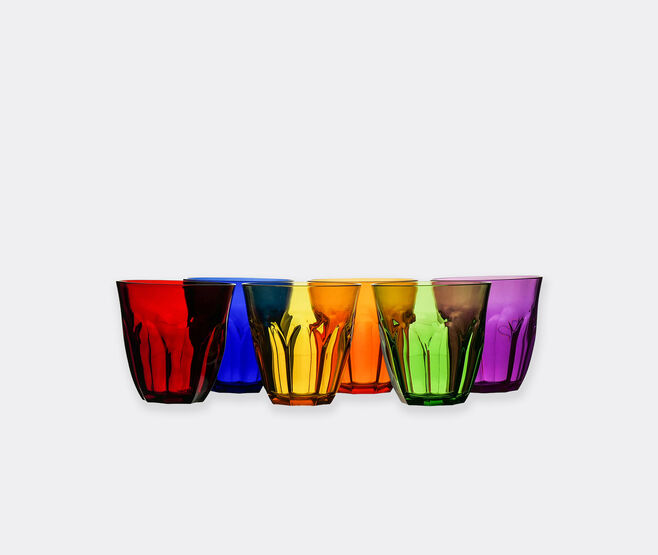 VESTA 'Ankon' glass, set of six, multicolor MULTICOLOUR VEST25SET197MUL