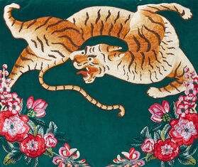 Gucci 'Tiger' velvet cushion MULTICOLOUR GUCC18CUS889MUL