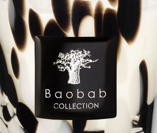 Baobab Collection 'Pearls Black' candle, mini MULTICOLOUR BAOB23CAN707MUL