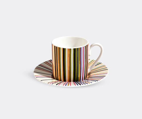 Missoni 'Stripes Jenkins' coffee cup and saucer, set of two, red