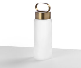 Ichendorf Milano &#39;Andon&#39; frosted lamp, gold and aluminum TRANSPARENT ICMI23AND812TRA