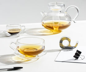 Ichendorf Milano &#39;Kamakura&#39; teapot, clear TRANSPARENT ICMI25KAM375TRA