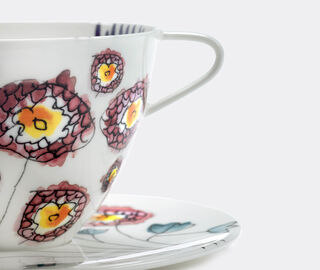 Serax 'Anemone Milk' cappuccino cup and saucer, set of two MULTICOLOUR SERA23CAP662MUL