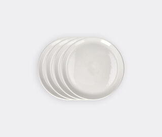 Pomax 'Kojin' dinner plate, set of four, white WHITE POMA26KOJ421WHI
