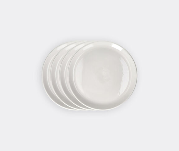Pomax 'Kojin' dinner plate, set of four, white undefined ${masterID}