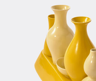 POLSPOTTEN 'Shanghai' vase, yellow YELLOW POLS24SHA100YEL