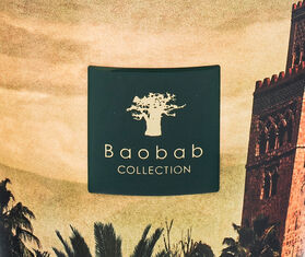 Baobab Collection 'Orientalist Koutoubia' candle, medium, brown and green GREEN BAOB24SCE201MUL