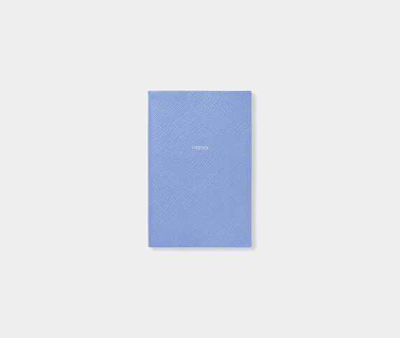 Smythson 'Chelsea' notebook, Nile blue  SMYT19NOT564BLU