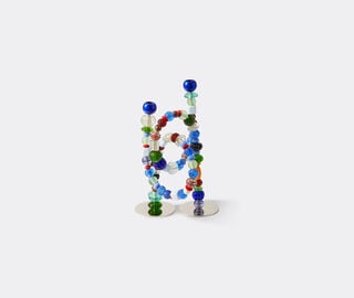 POLSPOTTEN 'Beads' candle holder, multicolor MULTICOLOUR POLS25CAN306MUL