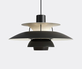 Louis Poulsen &#39;PH 5&#39; pendant light, monochrome black, US plug BLACK LOPO23PH5609BLK