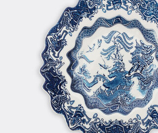 Seletti 'Classic on Acid, Willowave' dessert plate BLUE SELE23DES329MUL