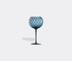 NasonMoretti 'Gigolo' red wine glass, balloton avio blue BLUE NAMO22GIG017BLU