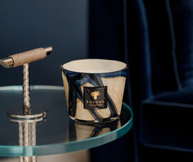 Baobab Collection &#39;Stones Lazuli&#39; candle, small BLUE BAOB23STO042BLU