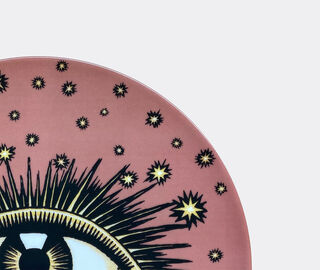 Les-Ottomans 'Eye' dinner plate, pink MULTICOLOUR OTTO24ROS839MUL