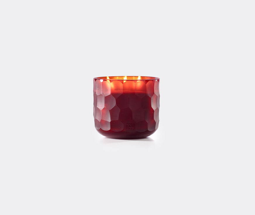 ONNO Collection 'Circle' candle Manyara scent, small RED ONNO23CAN034RED