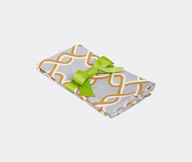 La DoubleJ &#39;Tackle&#39; large napkin, set of two, turquoise TURQUOISE LADJ25LAR984MUL