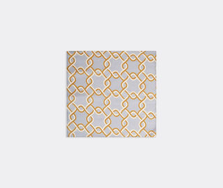 La DoubleJ 'Tackle' large napkin, set of two, turquoise TURQUOISE LADJ25LAR984MUL