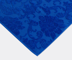 Dolce&amp;Gabbana Casa Jacquard bath mat with D&amp;G logo, blue BLUE DGCA25BLU707BLU