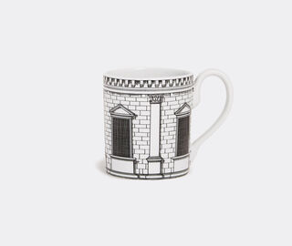 Fornasetti 'Architettura' mug WHITE FORN23MUG150MUL