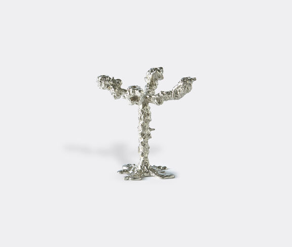 POLSPOTTEN 'Drip' candle holder, four arms, silver undefined ${masterID}
