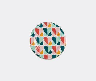 La DoubleJ 'Farfalle' dessert plate, set of two MULTICOLOUR LADJ22DES061MUL