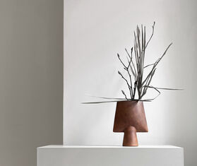 101 Copenhagen &#39;Sphere&#39; square vase, mini, terracotta TERRACOTTA COPH21SPH453BRW