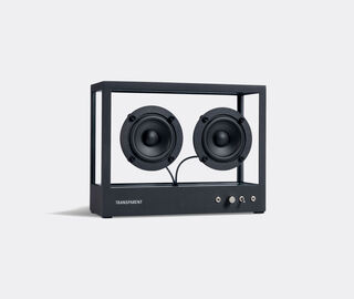 Transparent 'Small Transparent Speaker', black BLACK TRAN23SMA054BLK