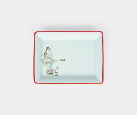 Pierre-Louis Mascia Floral rectangular tray, light blue undefined ${masterID} 2