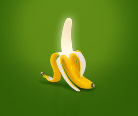 Seletti 'Banana Lamp Daisy', rechargeable YELLOW SELE21BAN122YEL