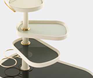 Col&eacute; 'Sushi' cart, white and grey MULTICOLOUR COIT20SUS351MUL