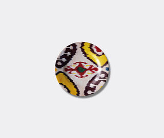 Les-Ottomans 'Ikat' plate, small MULTICOLOUR OTTO18IKA994MUL