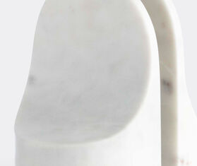 XLBoom 'Emoji' bookends, white marble WHITE XLBO19EMO315WHI
