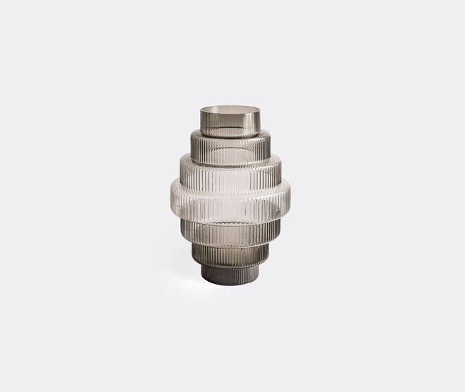 POLSPOTTEN 'Steps' vase, grey, small GREY POLS22VAS481GRY