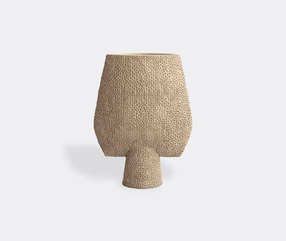 101 Copenhagen 'Sphere Shisen' square vase, large, sand  COPH23SPH291GRY