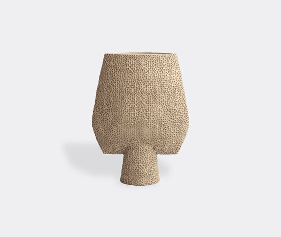 101 Copenhagen 'Sphere Shisen' square vase, large, sand undefined ${masterID}