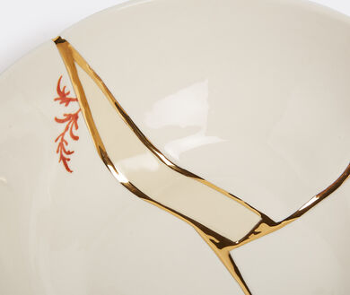 Kintsugi' bowl by Seletti, Serving And Trays