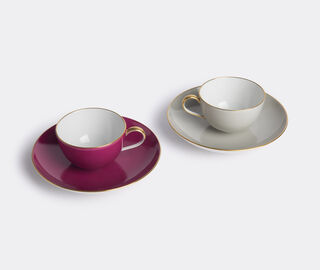 KPM Berlin 'Urbino' espresso set MULTICOLOUR KPM118URB809RED